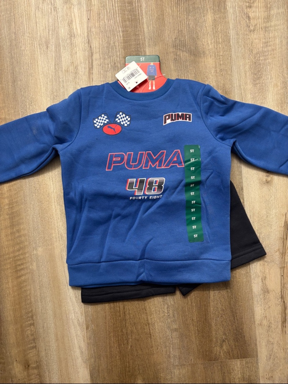 Puma Royal Blue Racing Graphic Sweatshirt
